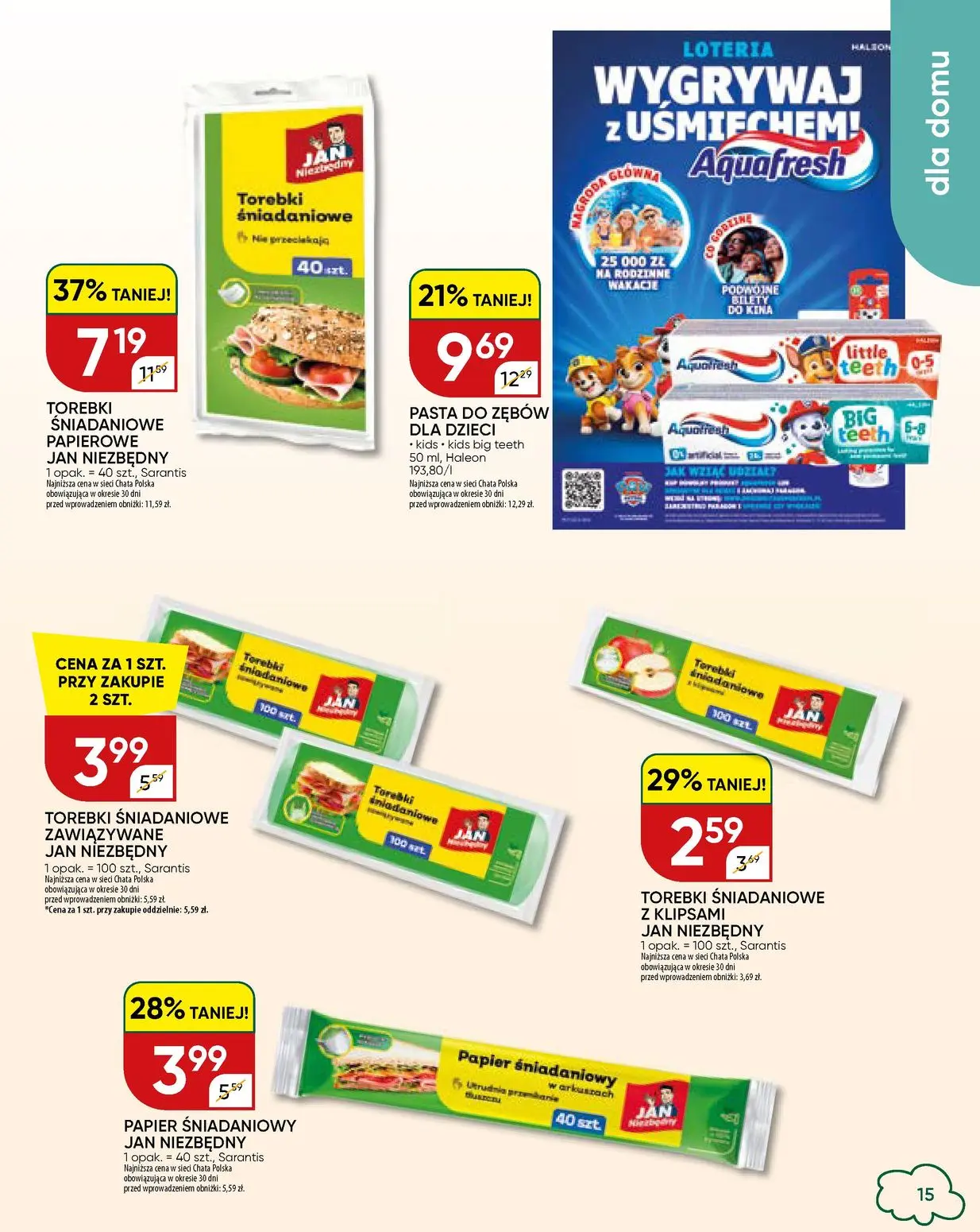 gazetka promocyjna Chata Polska Katalog Szkoła - Strona 15