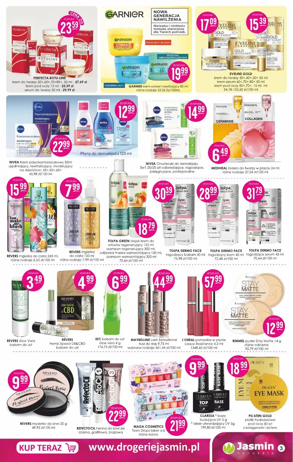 gazetka promocyjna DROGERIE JASMIN Super okazje! - Strona 3