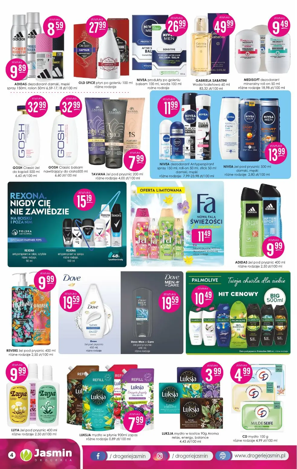 gazetka promocyjna DROGERIE JASMIN Super okazje! - Strona 4