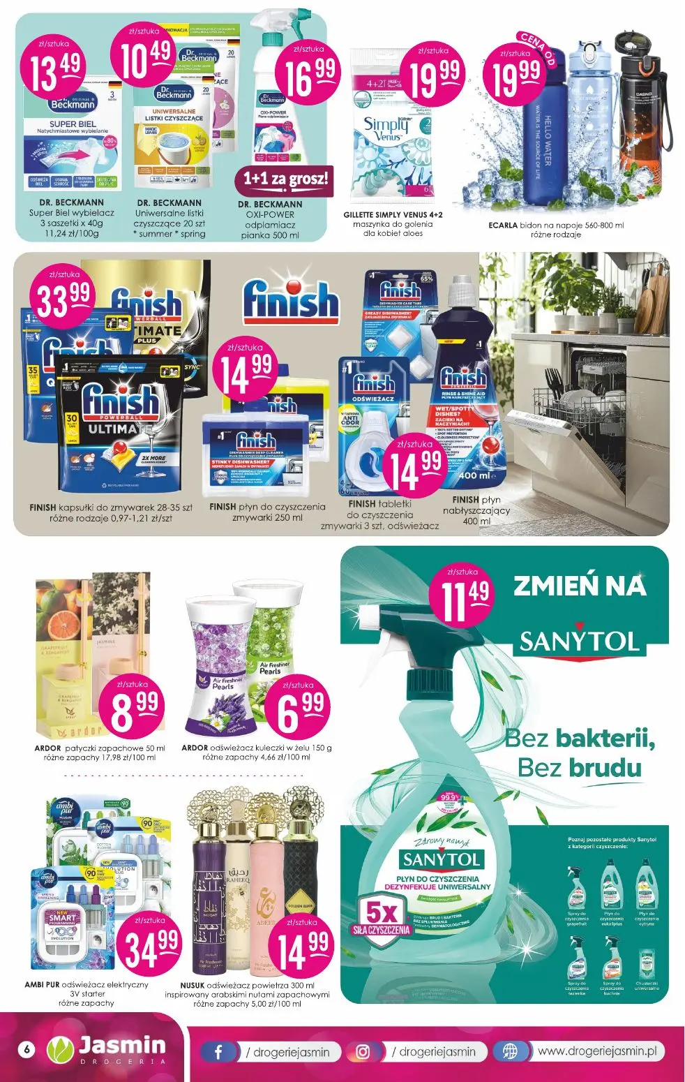 gazetka promocyjna DROGERIE JASMIN Super okazje! - Strona 6