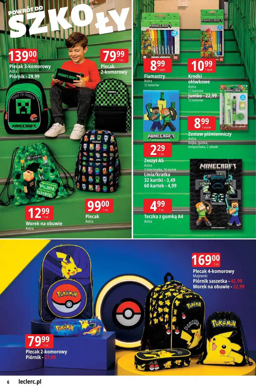 gazetka promocyjna E.Leclerc Powrót do szkoły - oferta rozszerzona - Strona 6