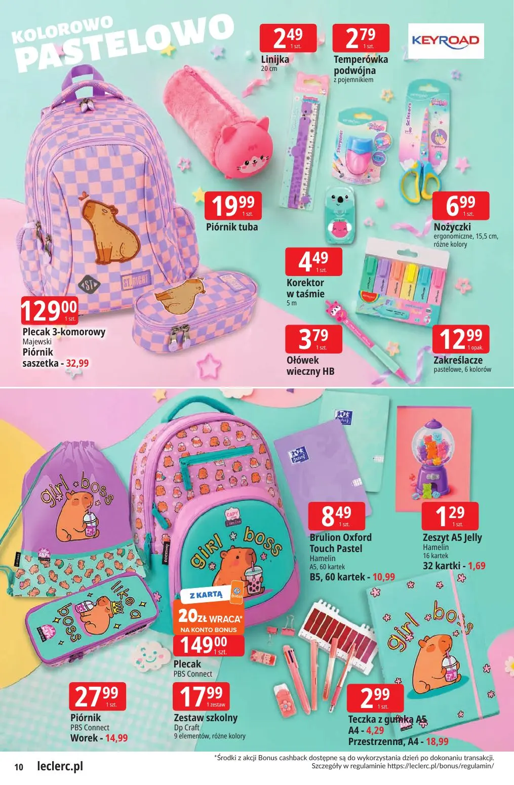 gazetka promocyjna E.Leclerc Powrót do szkoły - oferta rozszerzona - Strona 10