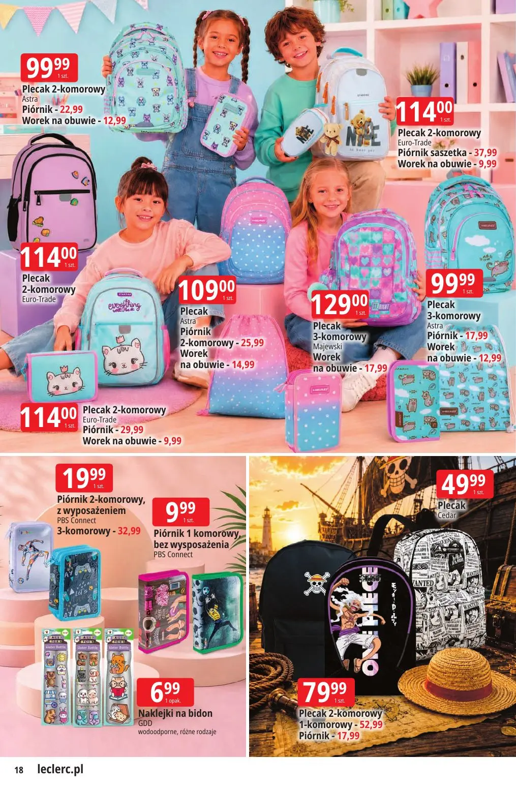 gazetka promocyjna E.Leclerc Powrót do szkoły - oferta rozszerzona - Strona 18