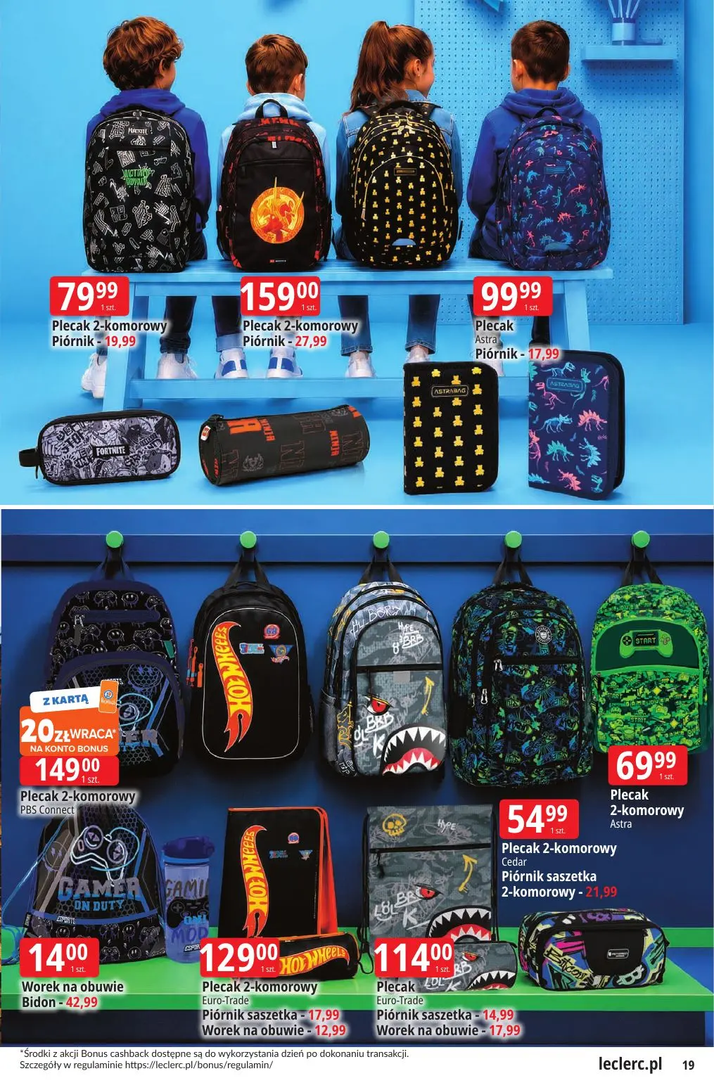gazetka promocyjna E.Leclerc Powrót do szkoły - oferta rozszerzona - Strona 19