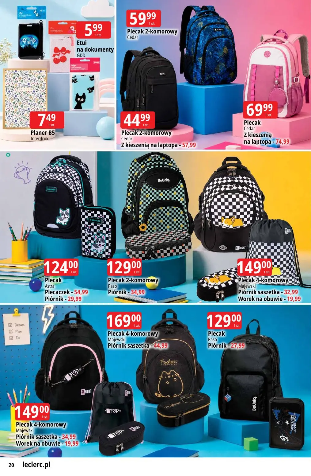 gazetka promocyjna E.Leclerc Powrót do szkoły - oferta rozszerzona - Strona 20