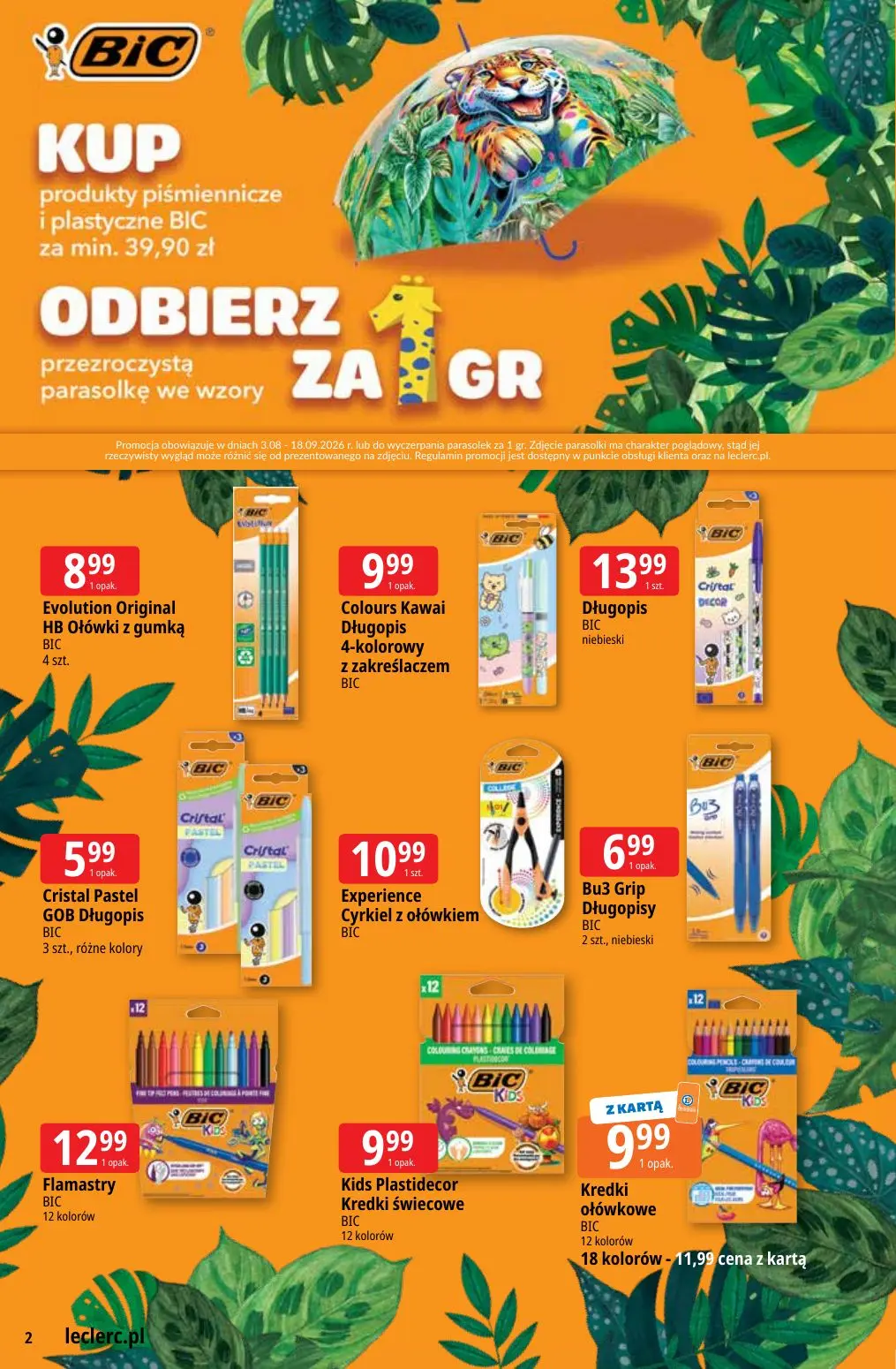 gazetka promocyjna E.Leclerc Powrót do szkoły - Strona 2