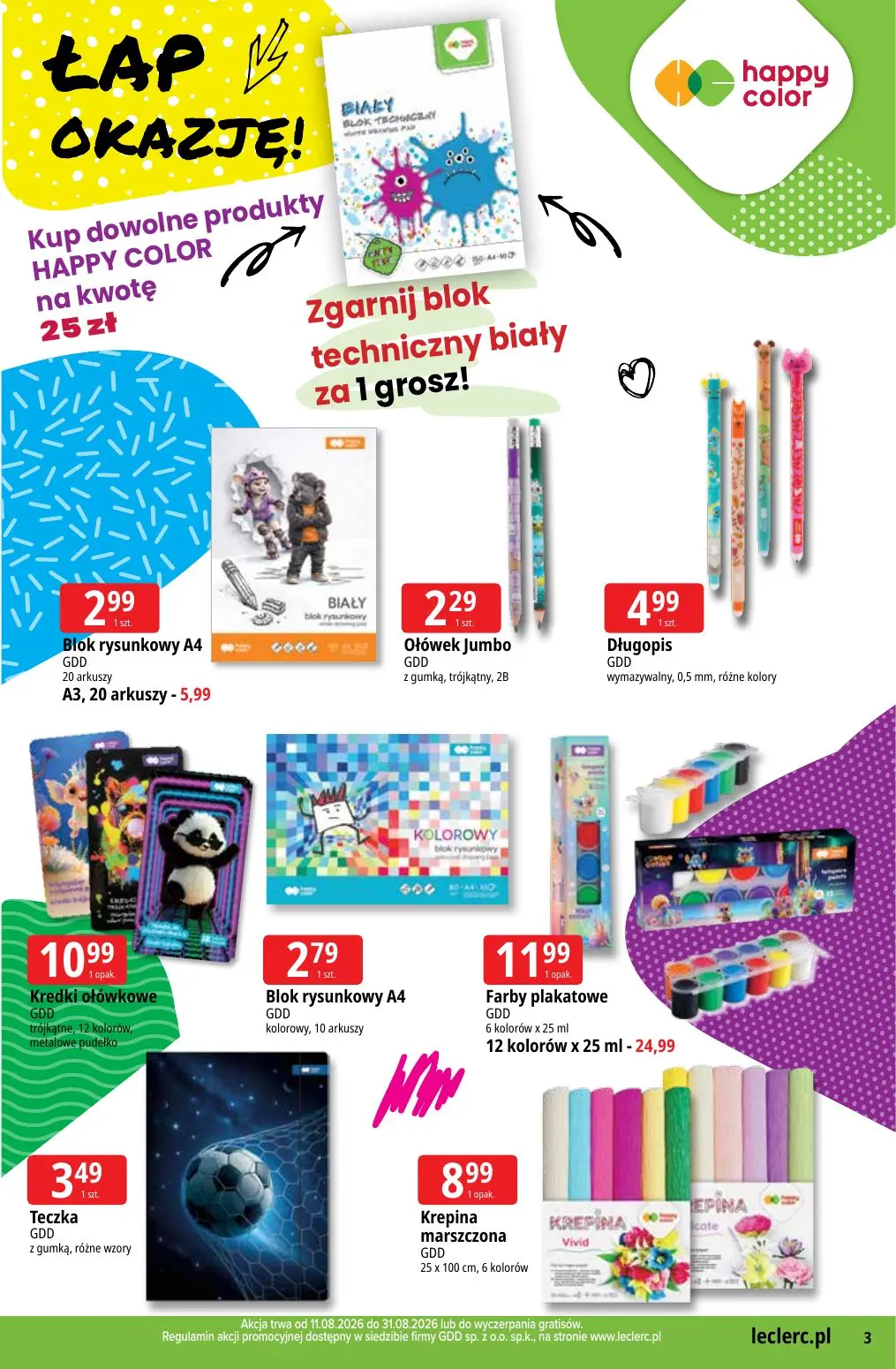 gazetka promocyjna E.Leclerc Powrót do szkoły - Strona 3