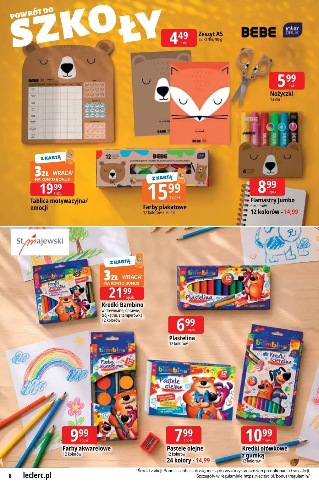 gazetka promocyjna E.Leclerc Powrót do szkoły - Strona 8