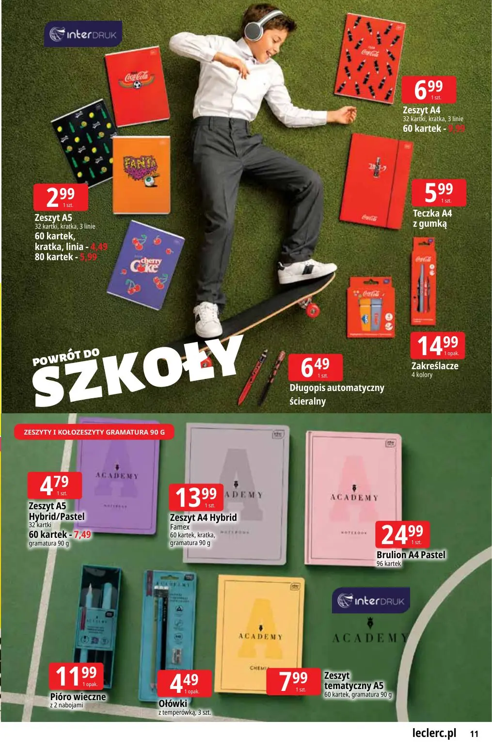 gazetka promocyjna E.Leclerc Powrót do szkoły - Strona 11