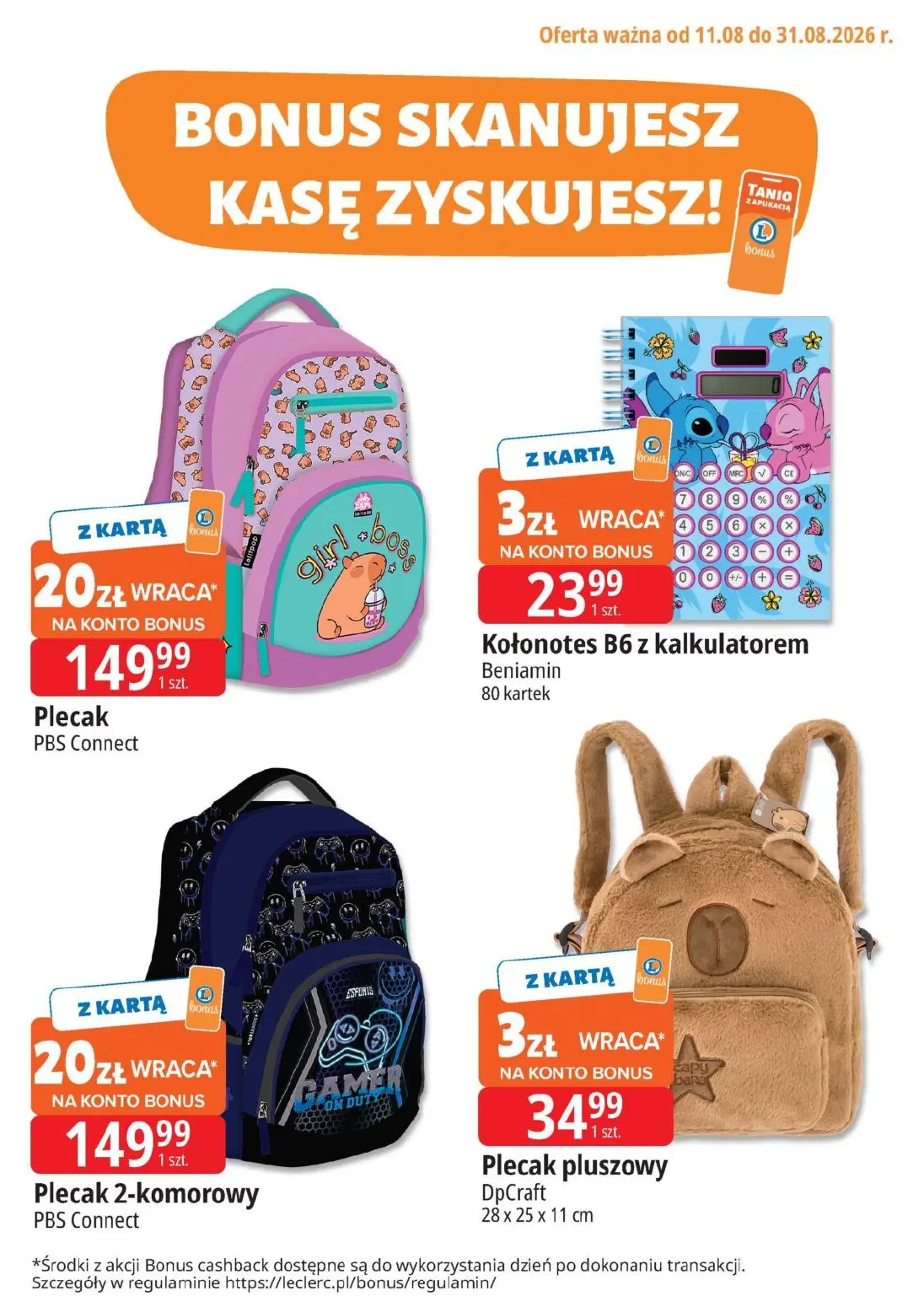 gazetka promocyjna E.Leclerc Bonus skanujesz kasę zyskujesz - Strona 2