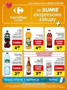 Gazetka promocyjna Carrefour Express, ważna od 2026-08-25 do 2026-08-31.