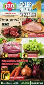 Gazetka promocyjna Jan, ważna od 2026-08-25 do 2026-08-31.