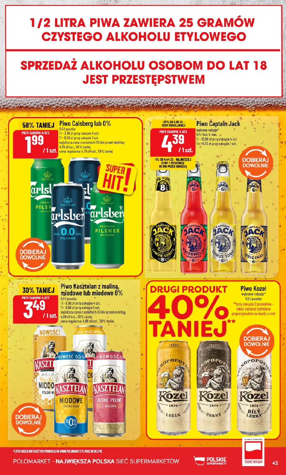 gazetka promocyjna POLOmarket Od ŚRODY do wtorku - Strona 43