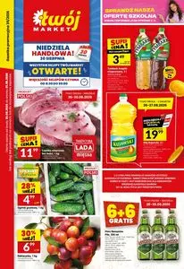 Gazetka promocyjna Twój Market, ważna od 2026-08-26 do 2026-09-01.