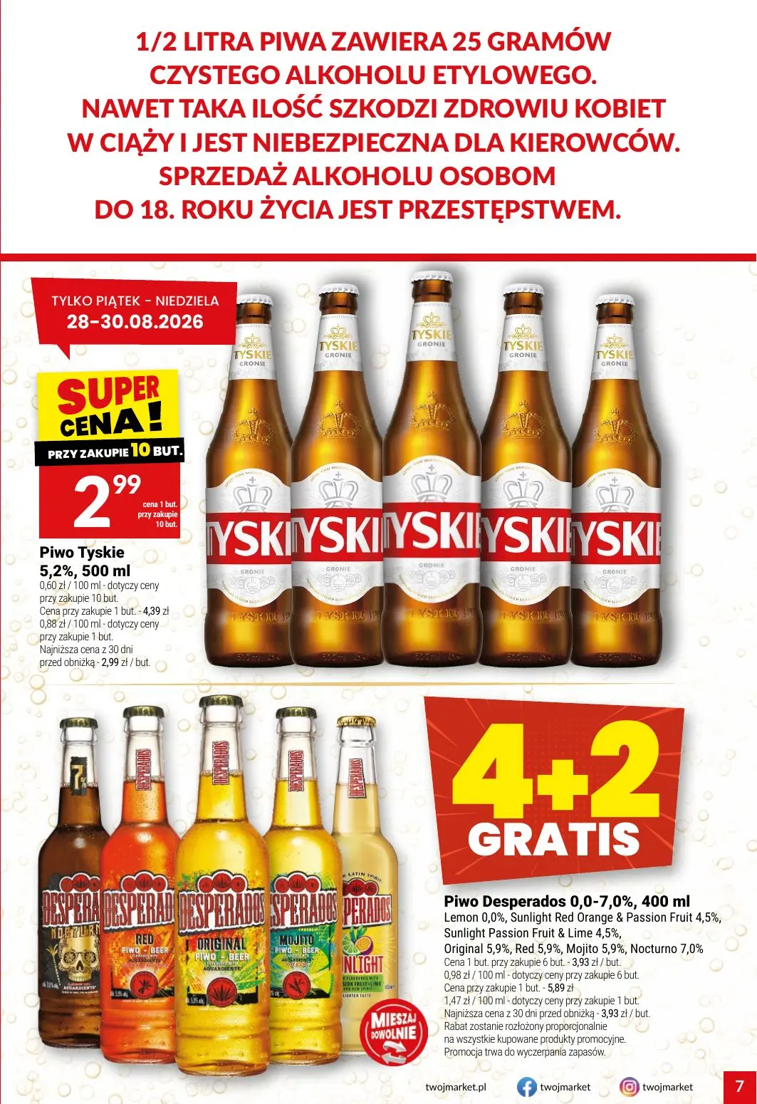 gazetka promocyjna Twój Market Gazetka spożywcza - Strona 7