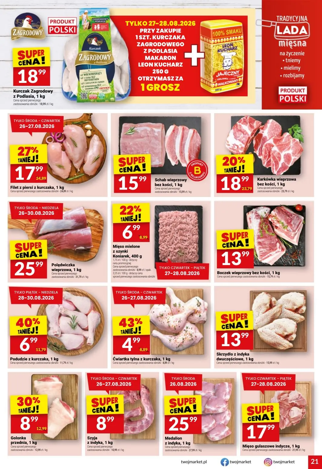 gazetka promocyjna Twój Market Gazetka spożywcza - Strona 21