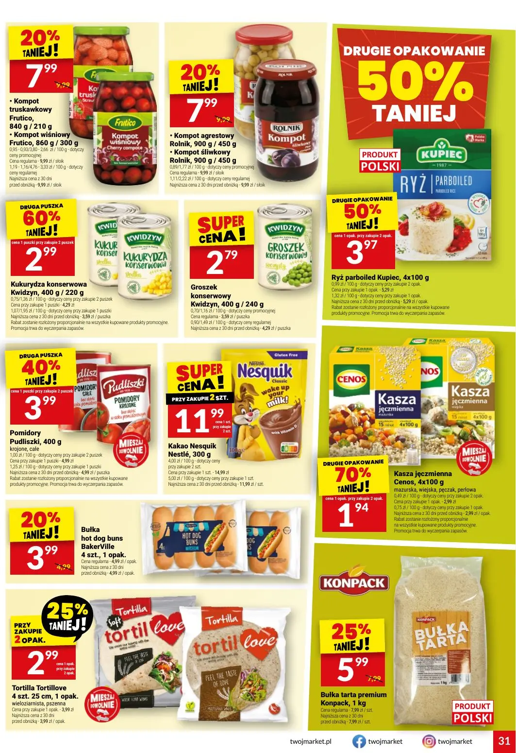 gazetka promocyjna Twój Market Gazetka spożywcza - Strona 31
