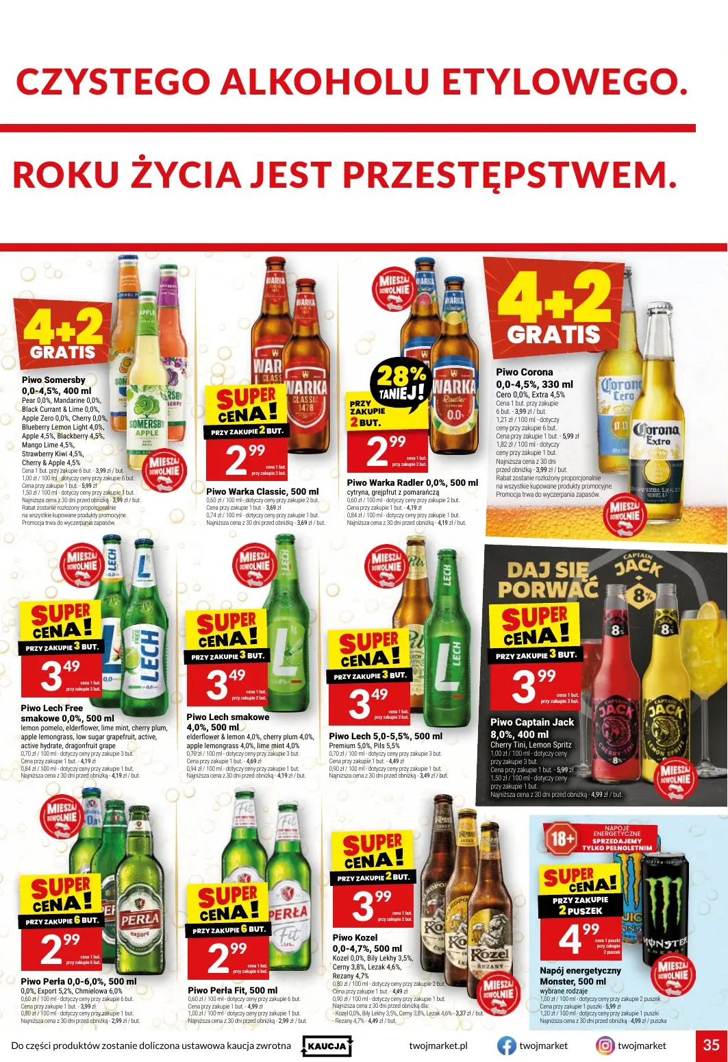 gazetka promocyjna Twój Market Gazetka spożywcza - Strona 35