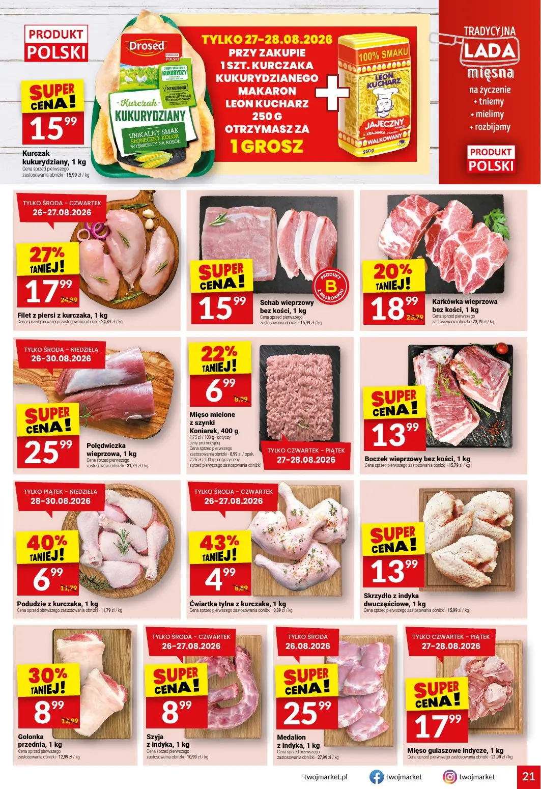 gazetka promocyjna Twój Market Gazetka spożywcza - Strona 21