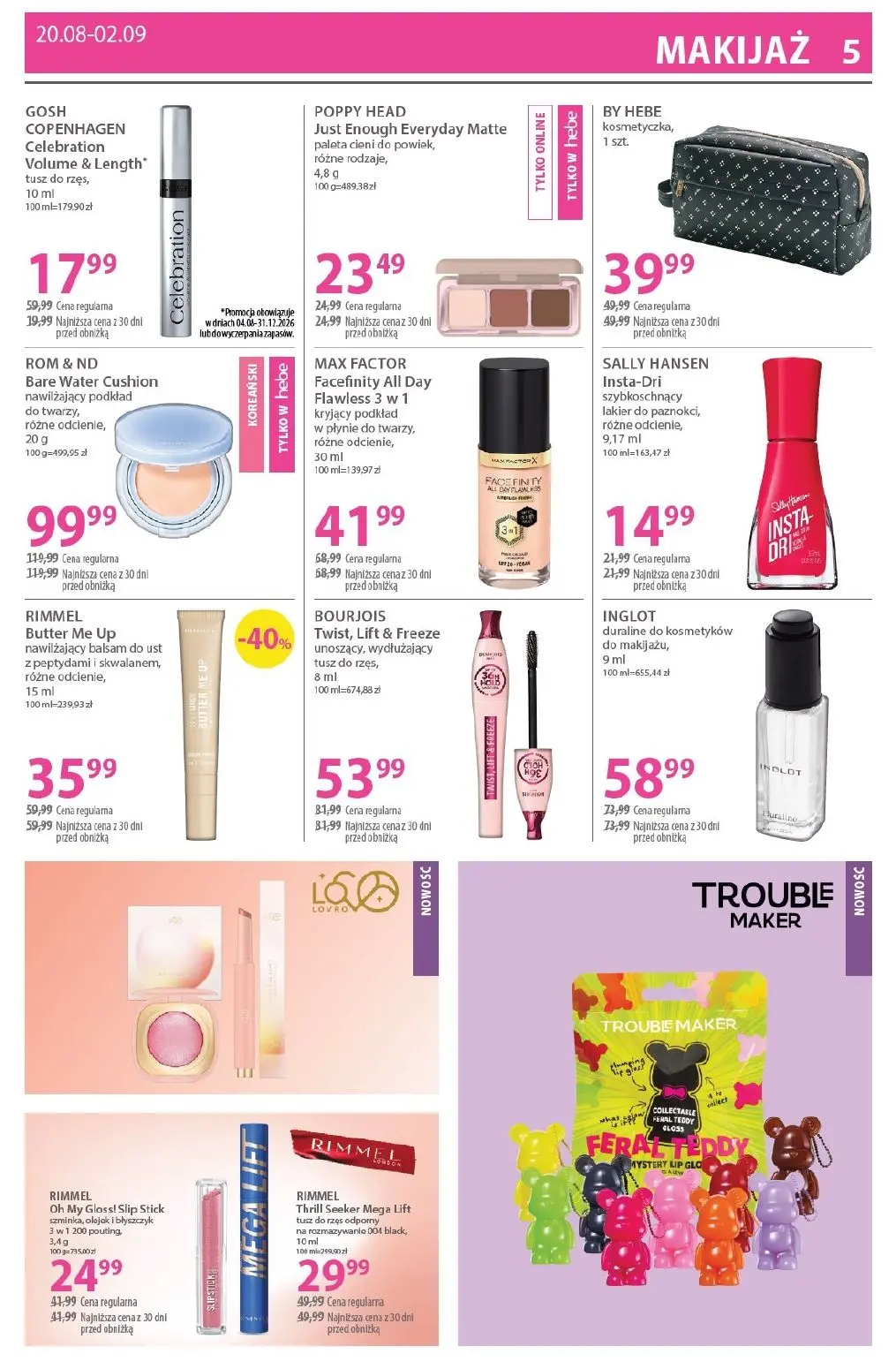 gazetka promocyjna hebe Zawsze w niskiej cenie - Strona 5