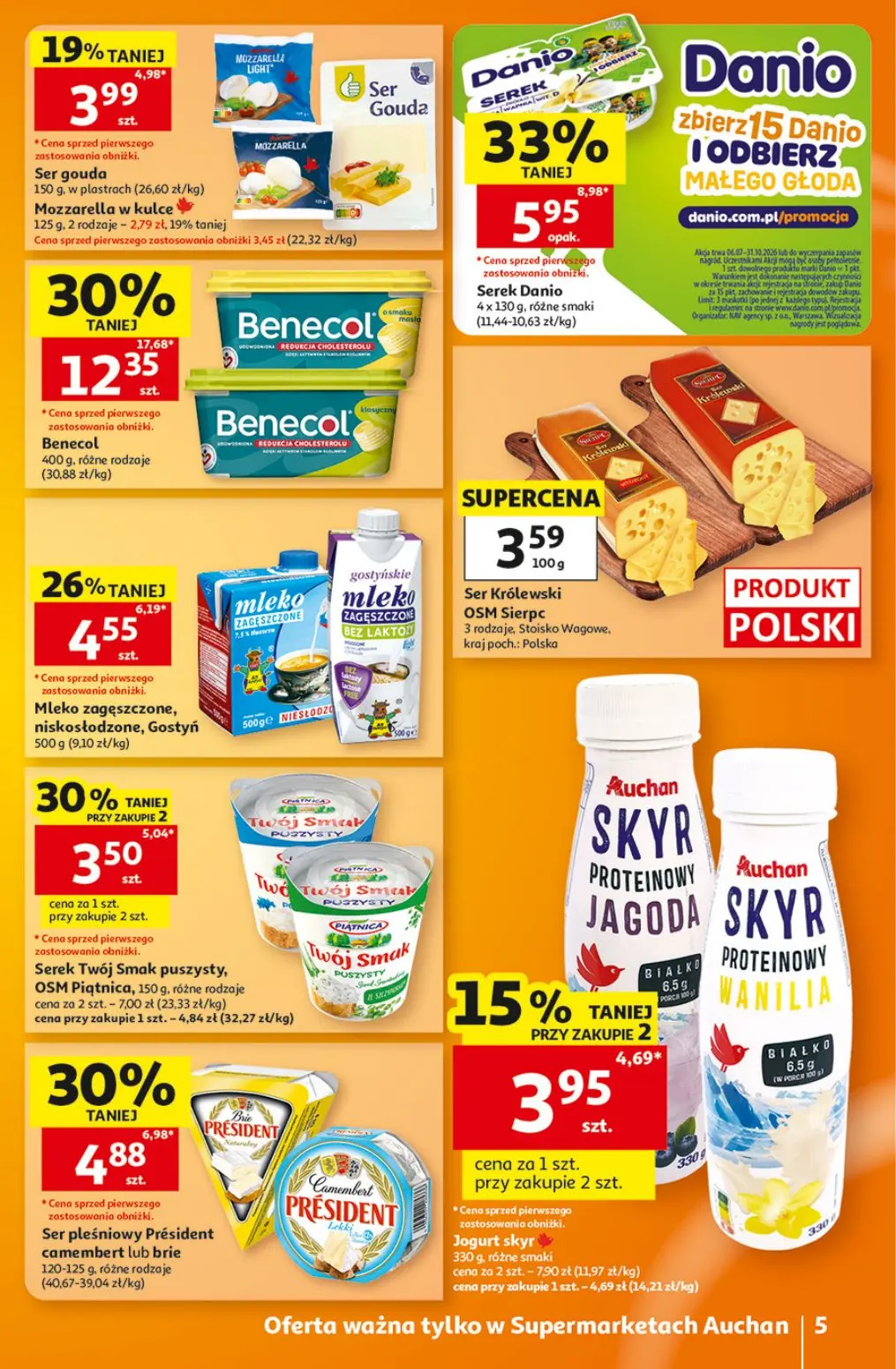 gazetka promocyjna Auchan Supermarket Strefa Szkoła - Strona 5