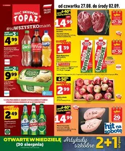 Gazetka promocyjna Topaz, ważna od 2026-08-27 do 2026-09-02.