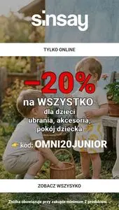 Gazetka promocyjna Sinsay, ważna od 2026-08-28 do 2026-09-02.
