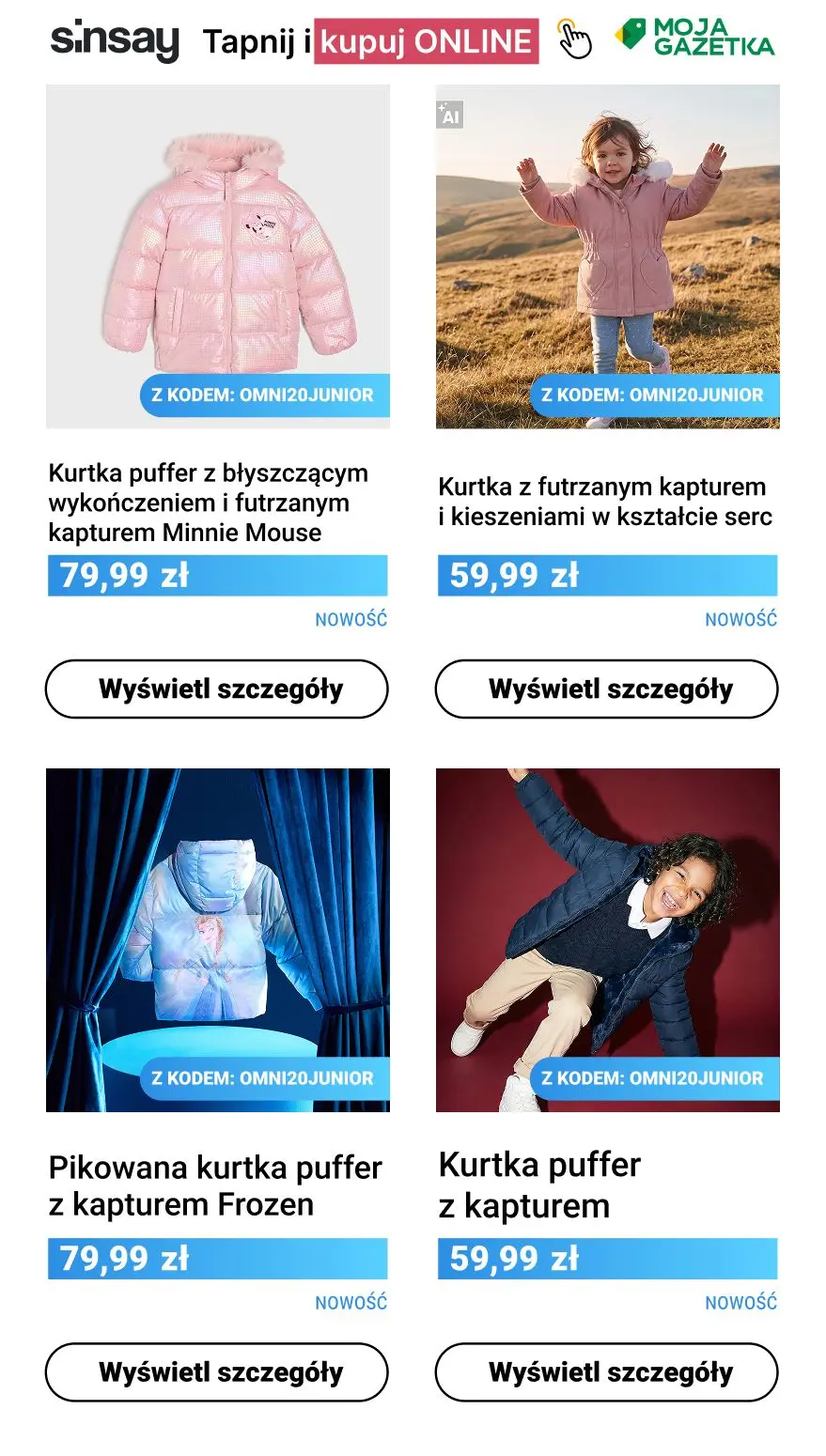 gazetka promocyjna Sinsay 🧸 -20% NA WSZYSTKO marki Sinsay dla dzieci - Strona 3