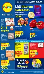 Gazetka promocyjna LIDL, ważna od 2026-08-31 do 2026-09-02.