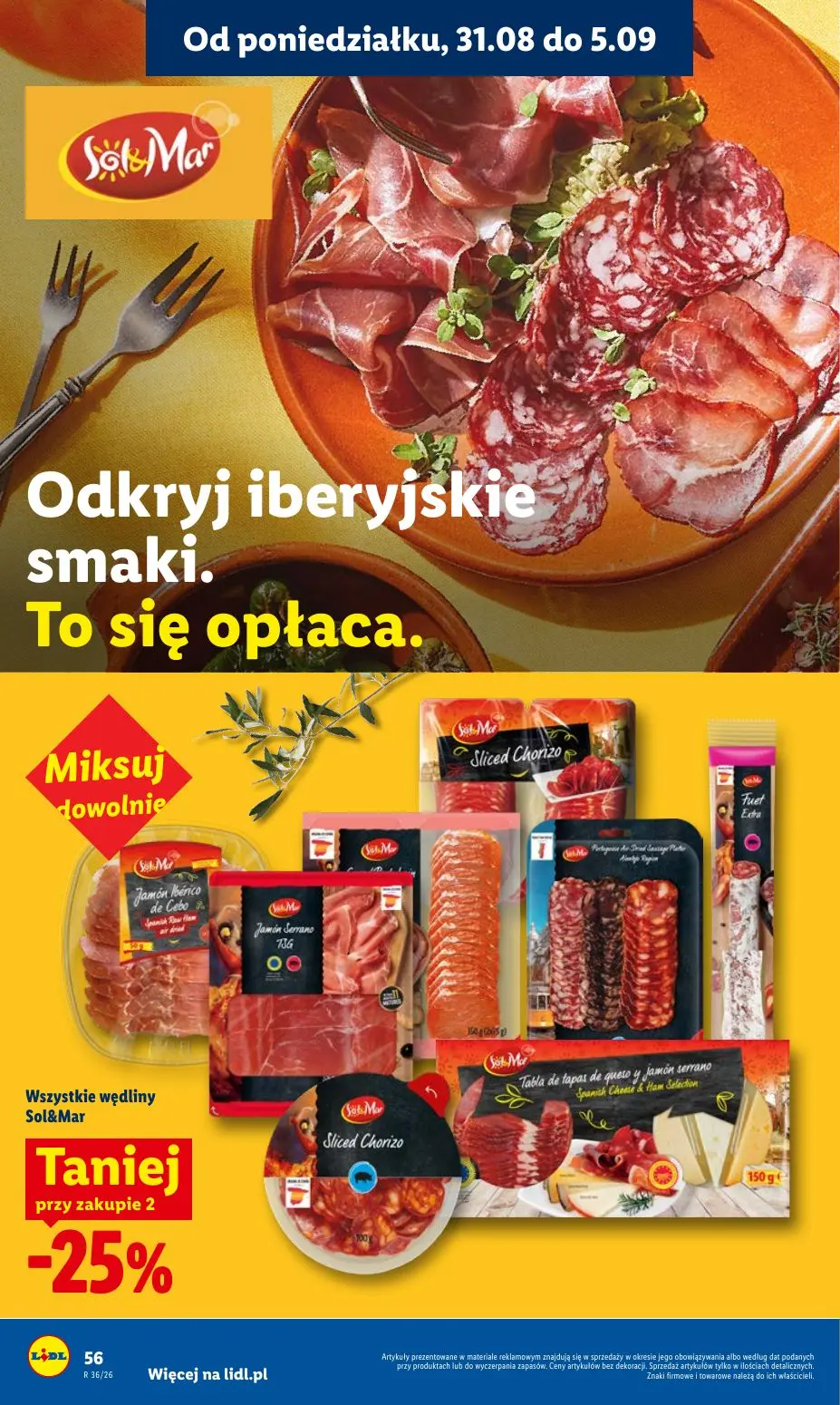 gazetka promocyjna LIDL Od poniedziałku - Strona 56