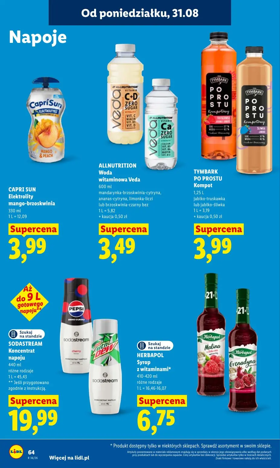 gazetka promocyjna LIDL Od poniedziałku - Strona 64