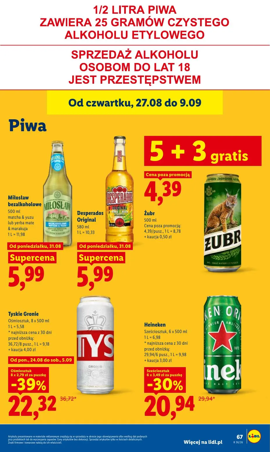 gazetka promocyjna LIDL Od poniedziałku - Strona 67