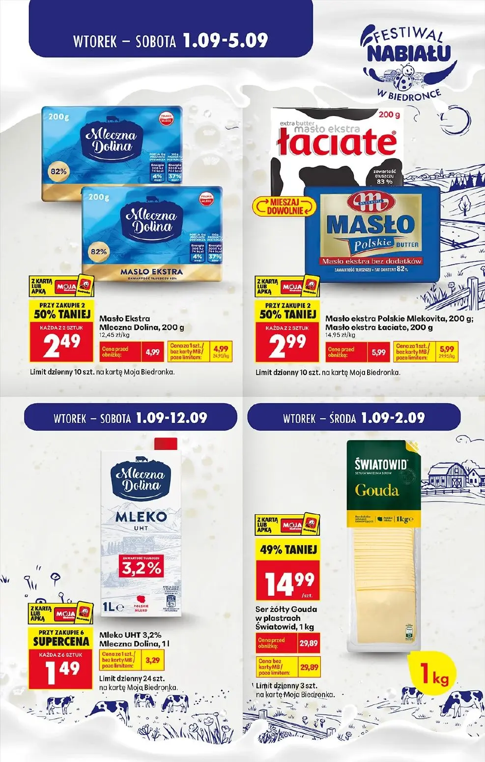 gazetka promocyjna Biedronka Festiwal nabiału - Strona 2