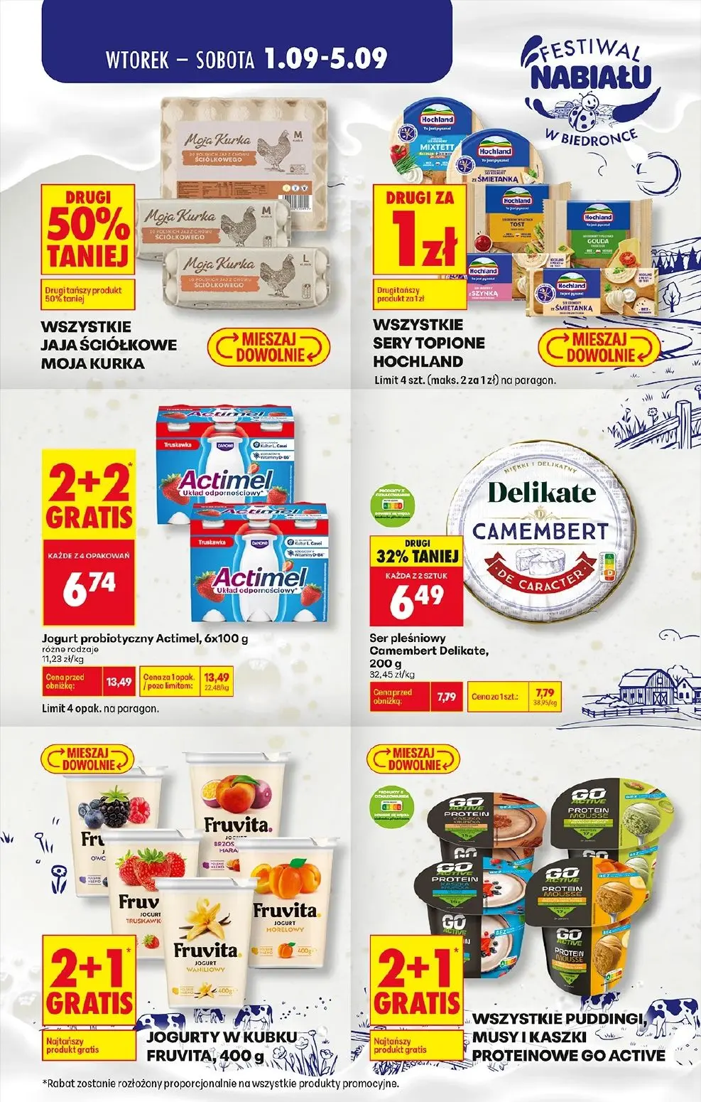 gazetka promocyjna Biedronka Festiwal nabiału - Strona 4