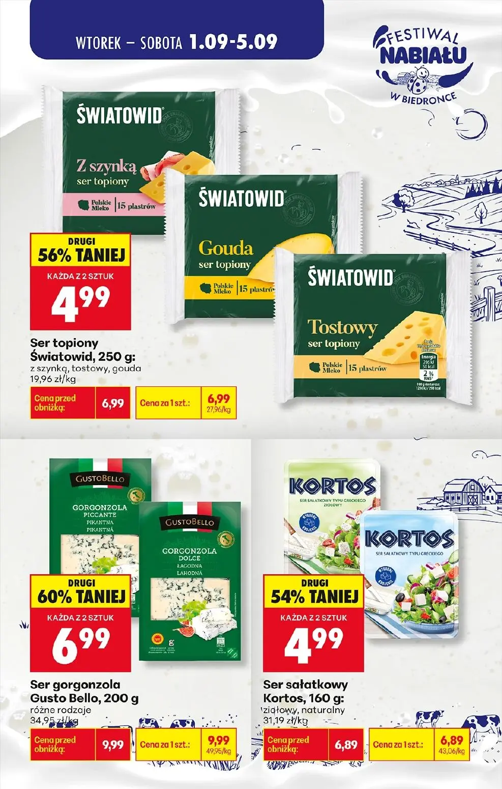 gazetka promocyjna Biedronka Festiwal nabiału - Strona 5