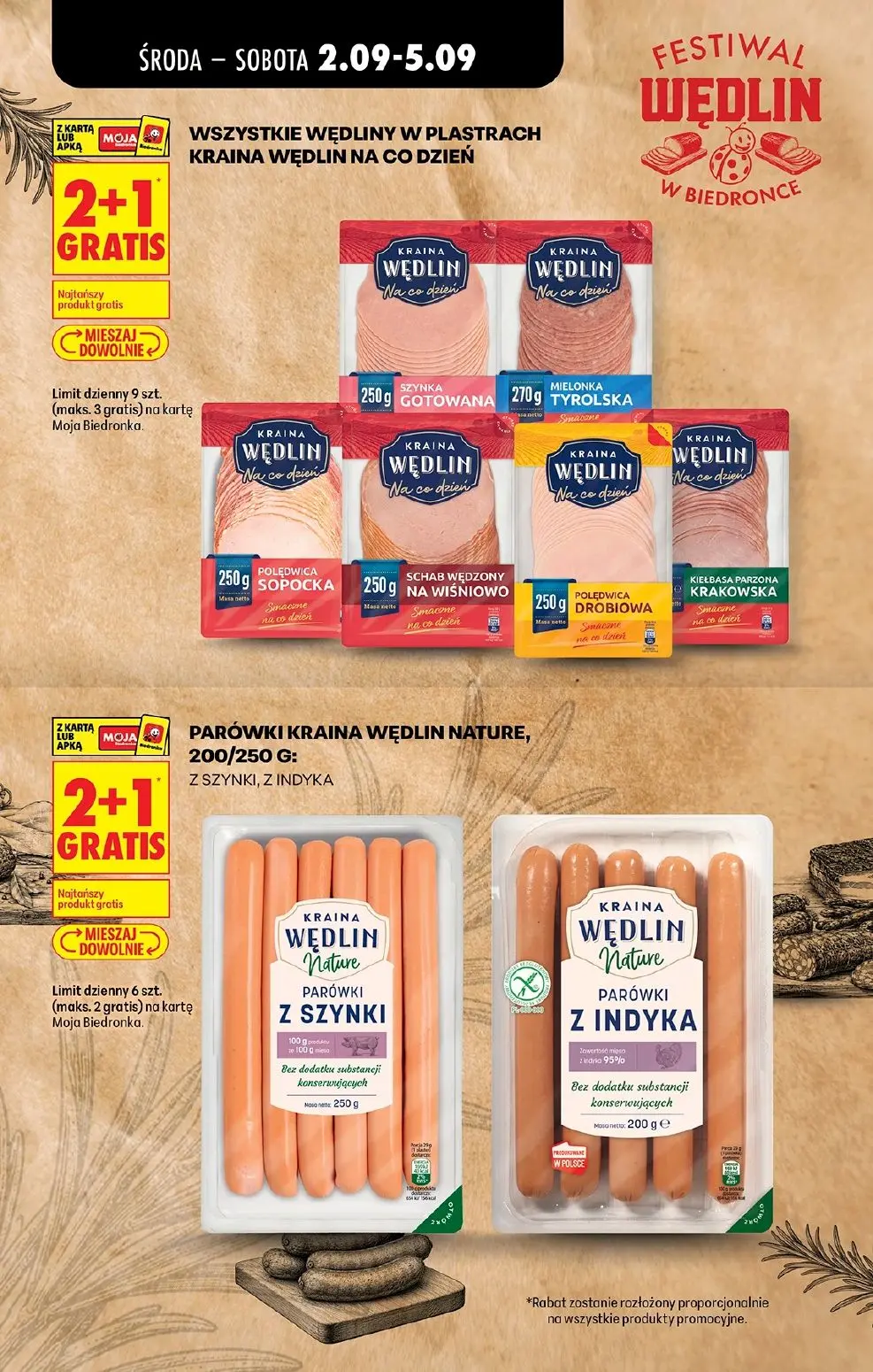 gazetka promocyjna Biedronka Festiwal wędlin - Strona 4