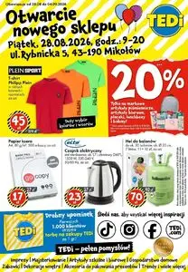 Gazetka promocyjna TEDi, ważna od 2026-08-28 do 2026-09-04.