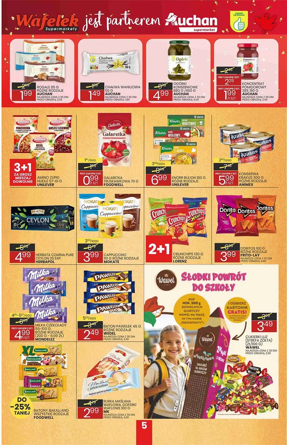 gazetka promocyjna Wafelek Oszczędzaj z nami - Strona 5
