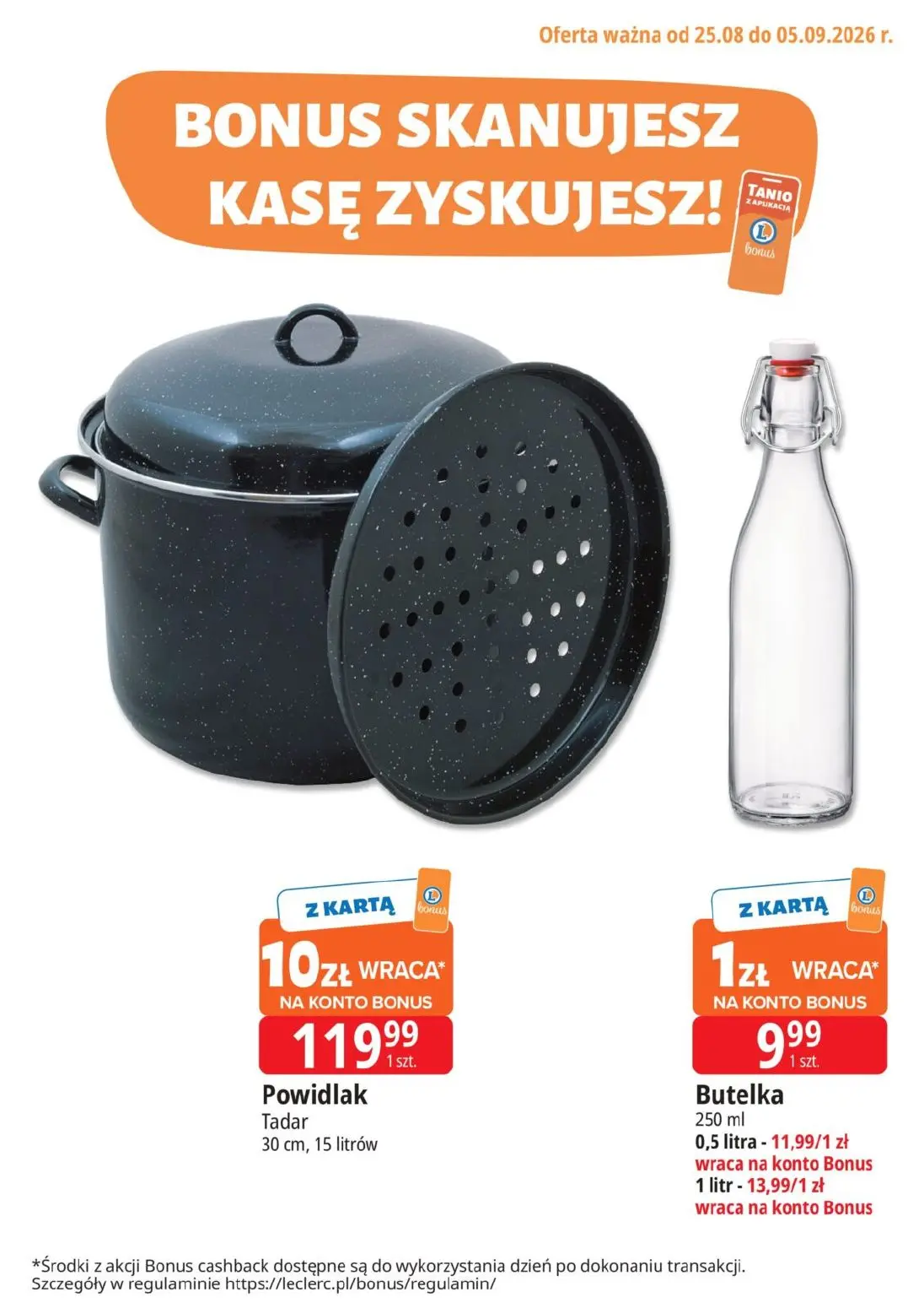 gazetka promocyjna E.Leclerc Bonus skanujesz kasę zyskujesz - Strona 3
