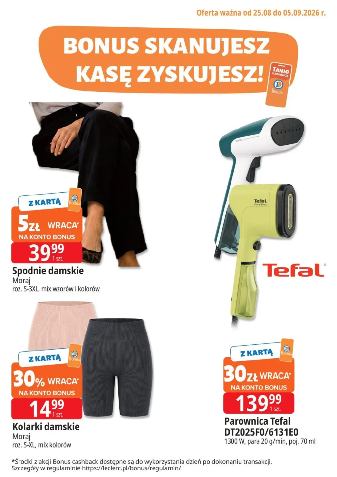 gazetka promocyjna E.Leclerc Bonus skanujesz kasę zyskujesz - Strona 5