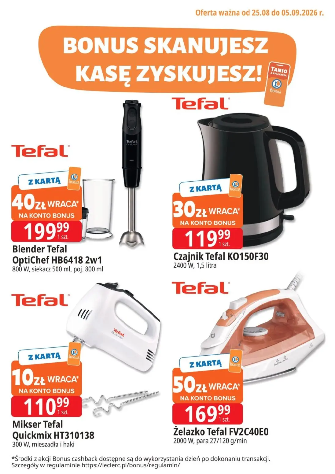 gazetka promocyjna E.Leclerc Bonus skanujesz kasę zyskujesz - Strona 6