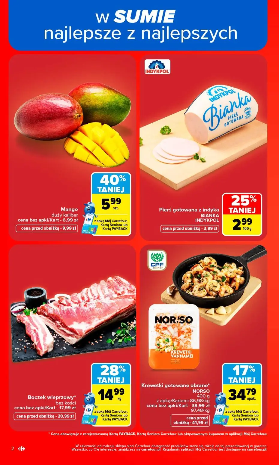 gazetka promocyjna Carrefour W sumie najlepszy. Od poniedziałku - Strona 4