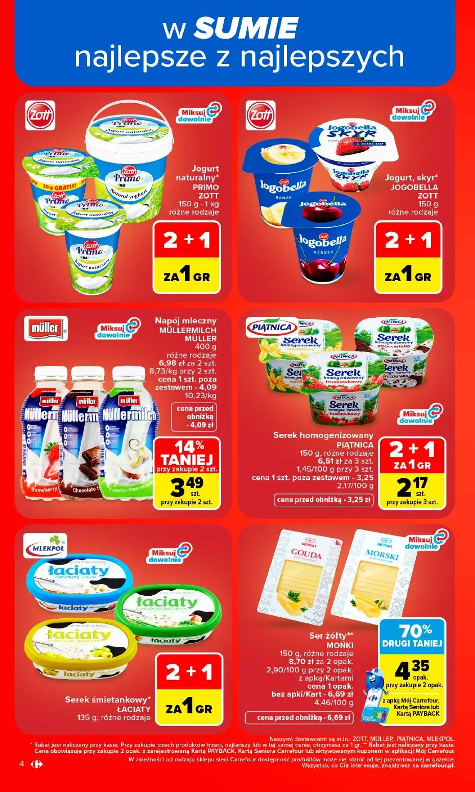 gazetka promocyjna Carrefour W sumie najlepszy. Od poniedziałku - Strona 6