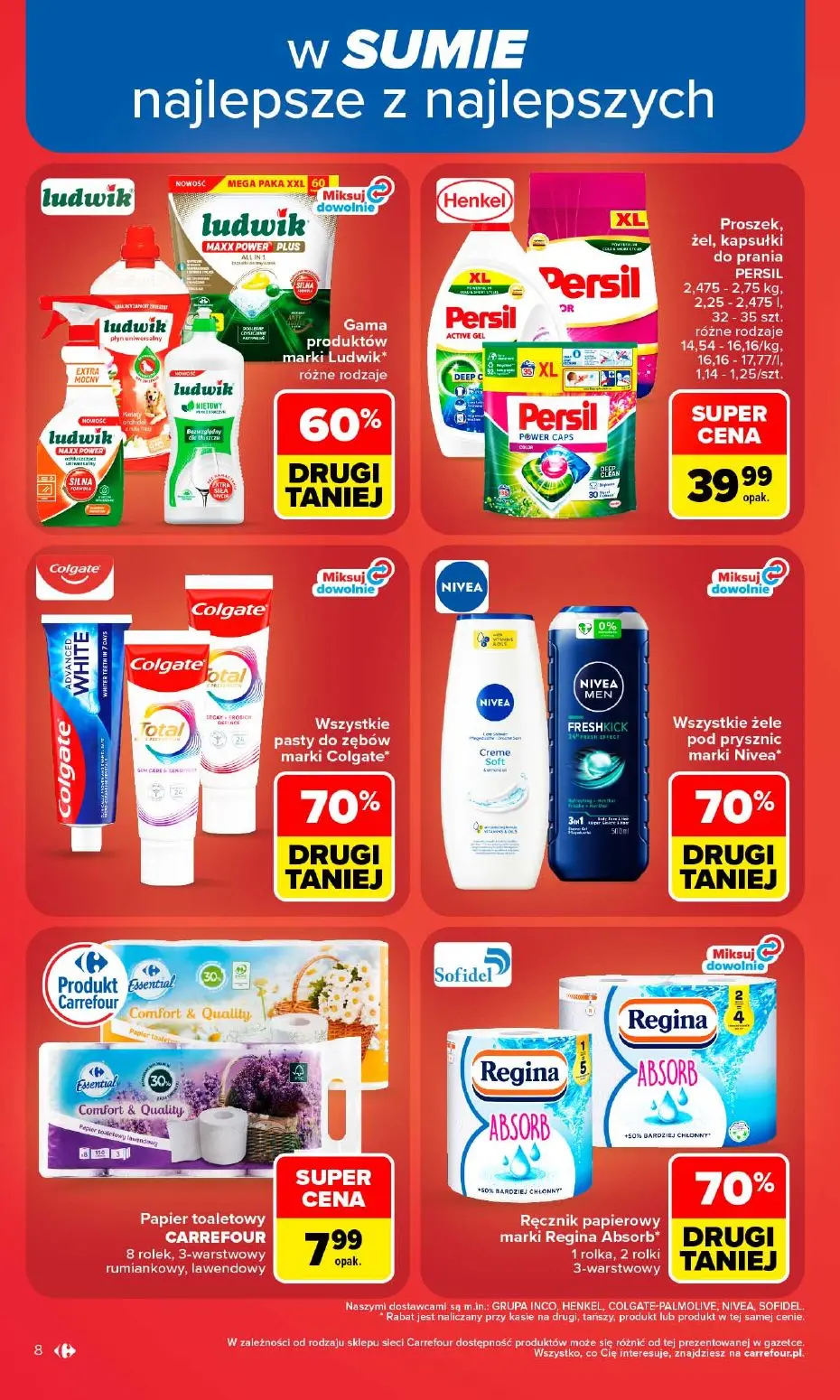 gazetka promocyjna Carrefour W sumie najlepszy. Od poniedziałku - Strona 10