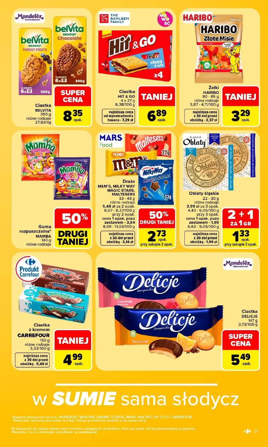gazetka promocyjna Carrefour W sumie najlepszy. Od poniedziałku - Strona 33