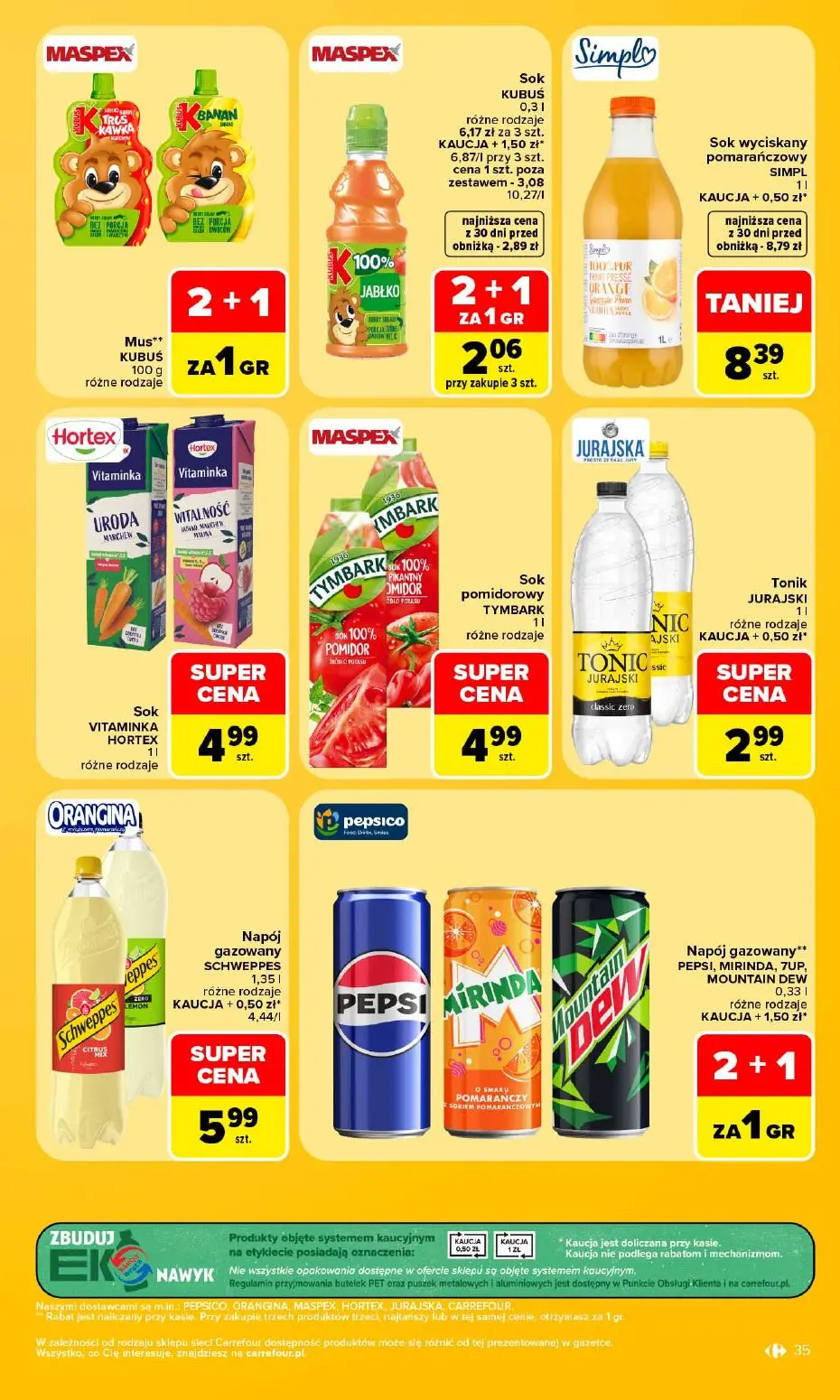gazetka promocyjna Carrefour W sumie najlepszy. Od poniedziałku - Strona 37