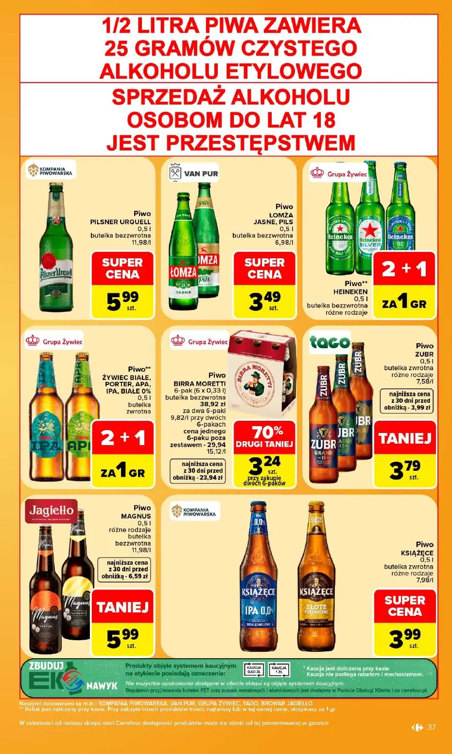 gazetka promocyjna Carrefour W sumie najlepszy. Od poniedziałku - Strona 39