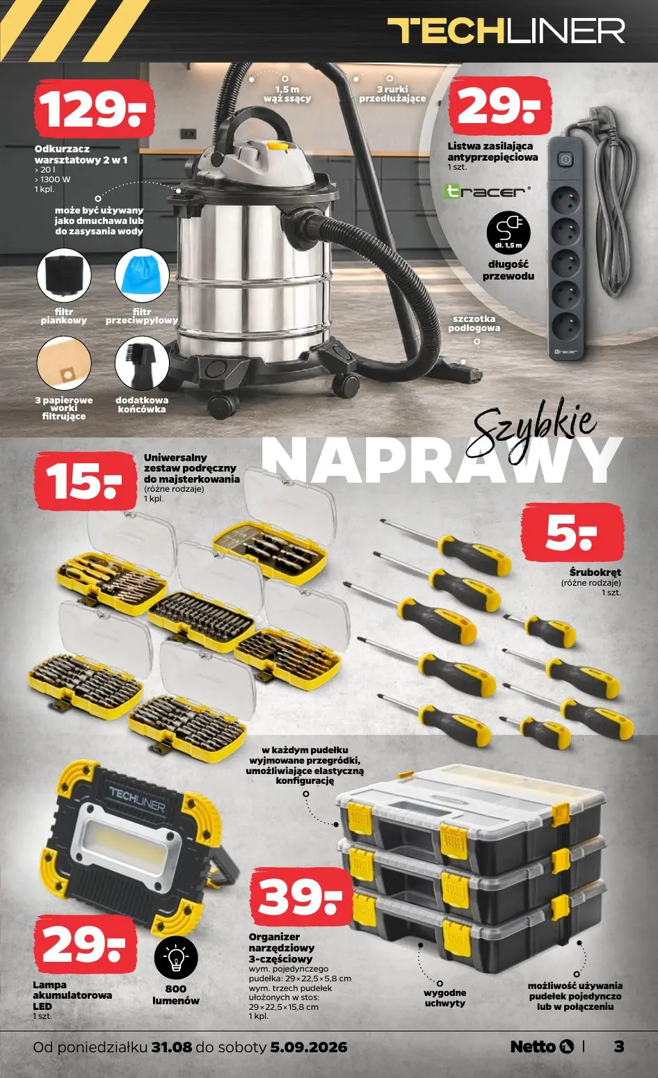 gazetka promocyjna NETTO Porządki, łazienka, warsztat 🔧 - Strona 3