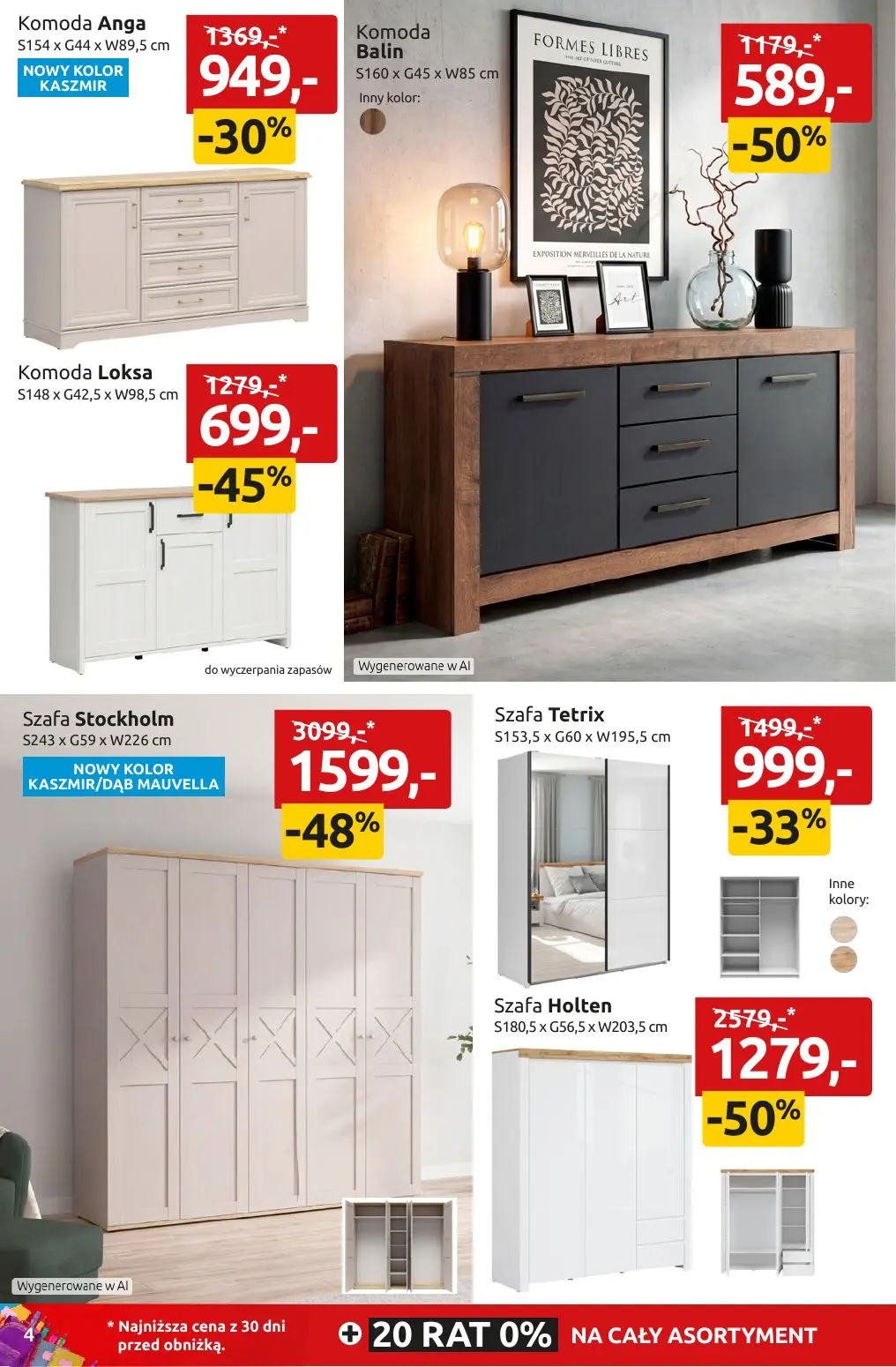gazetka promocyjna Black Red White WITAJ SZKOŁO! SETKI MEBLI I DODATKÓW do -55% - Strona 4