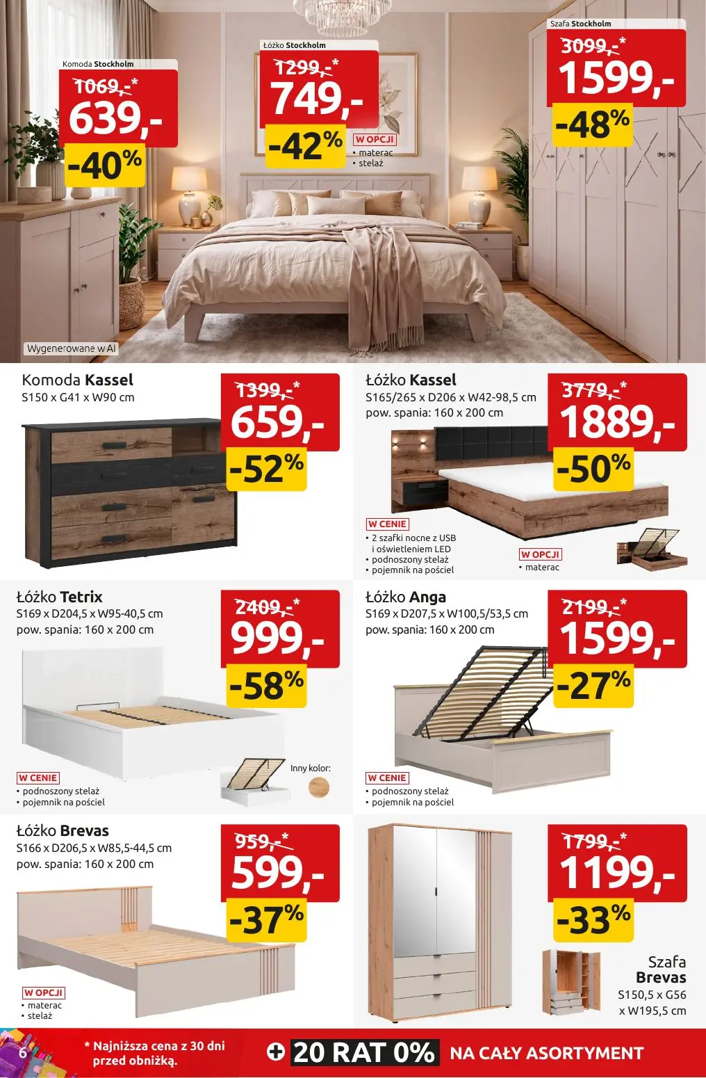 gazetka promocyjna Black Red White WITAJ SZKOŁO! SETKI MEBLI I DODATKÓW do -55% - Strona 6